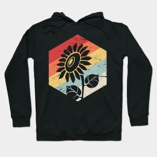 Retro Sunflower | Gardener Gardening Graphic Hoodie